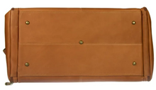 Load image into Gallery viewer, U-SHAPE ZIPPER TOP LOAD LEATHER DUFFLE BAG