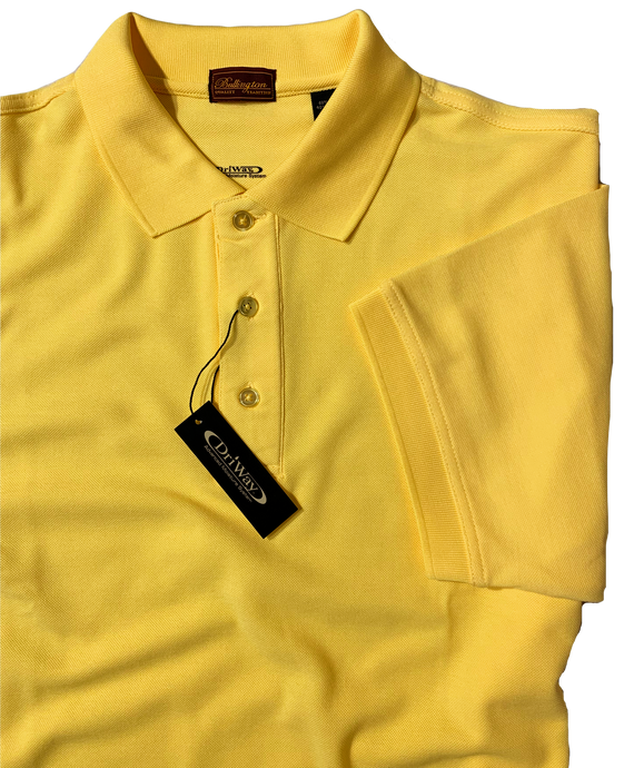 CANARY MOISTURE WICKING GOLF SHIRT