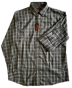 Green Checkered Long-Sleeve Shirt