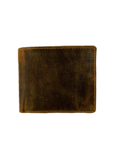 VINTAGE LEATHER BI-FOLD WALLET