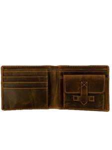 VINTAGE LEATHER BI-FOLD WALLET