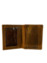 Load image into Gallery viewer, VINTAGE LEATHER GUSSETED POCKET WALLET