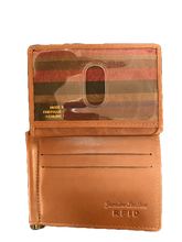 Load image into Gallery viewer, LEATHER BI-FOLD WALLET WITH MONEY CLIP