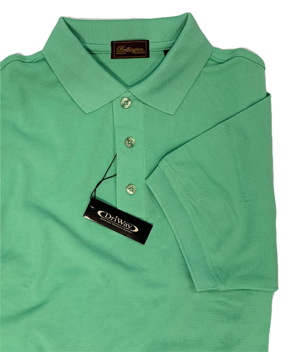MINT MOISTURE WICKING GOLF SHIRT