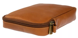 LEATHER ZIPPER POUCH