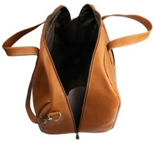 Load image into Gallery viewer, SMALL LEATHER DUFFLE BAG