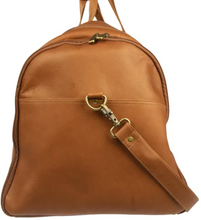 Load image into Gallery viewer, U-SHAPE ZIPPER TOP LOAD LEATHER DUFFLE BAG