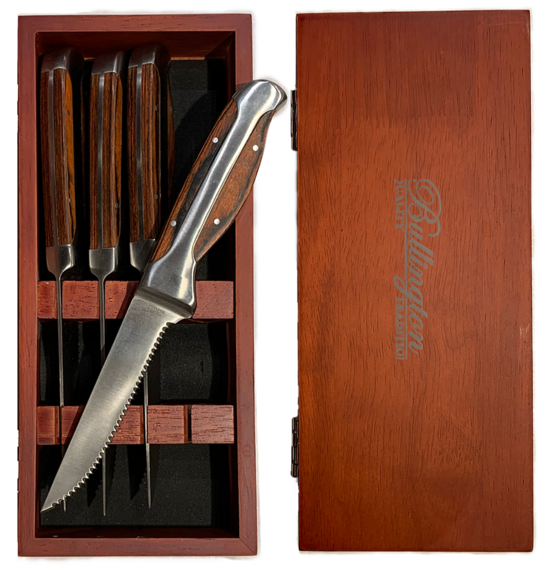 Steakhouse - 4pc Rosewood Steak Knife Set