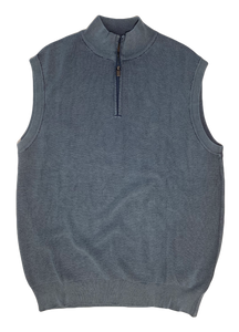 MARINE THERMAL SANDWASHED SWEATER VEST