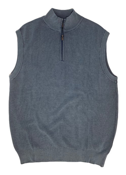 MARINE THERMAL SANDWASHED SWEATER VEST