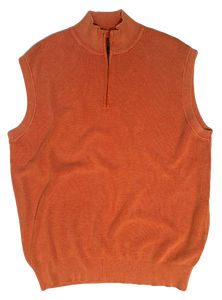 CORAL THERMAL SANDWASHED SWEATER VEST